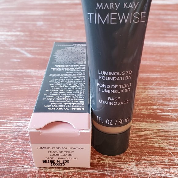 Beige N 150 (Neutral) Luminous 3D Foundation Normal To Dry Skin - Mary K… - Picture 1 of 3